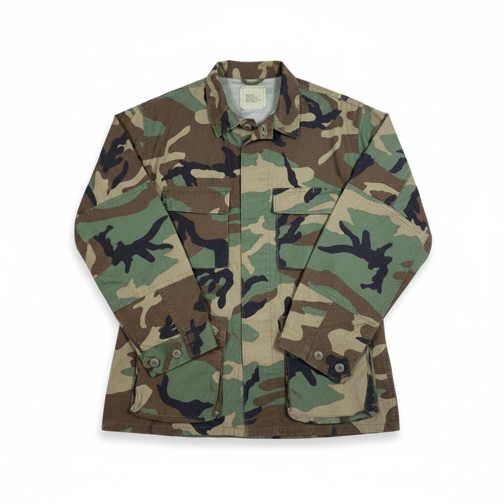 US Army BDU Jacket M/Regular Woodland Camo Combat Pattern Selma Apparel 1985
